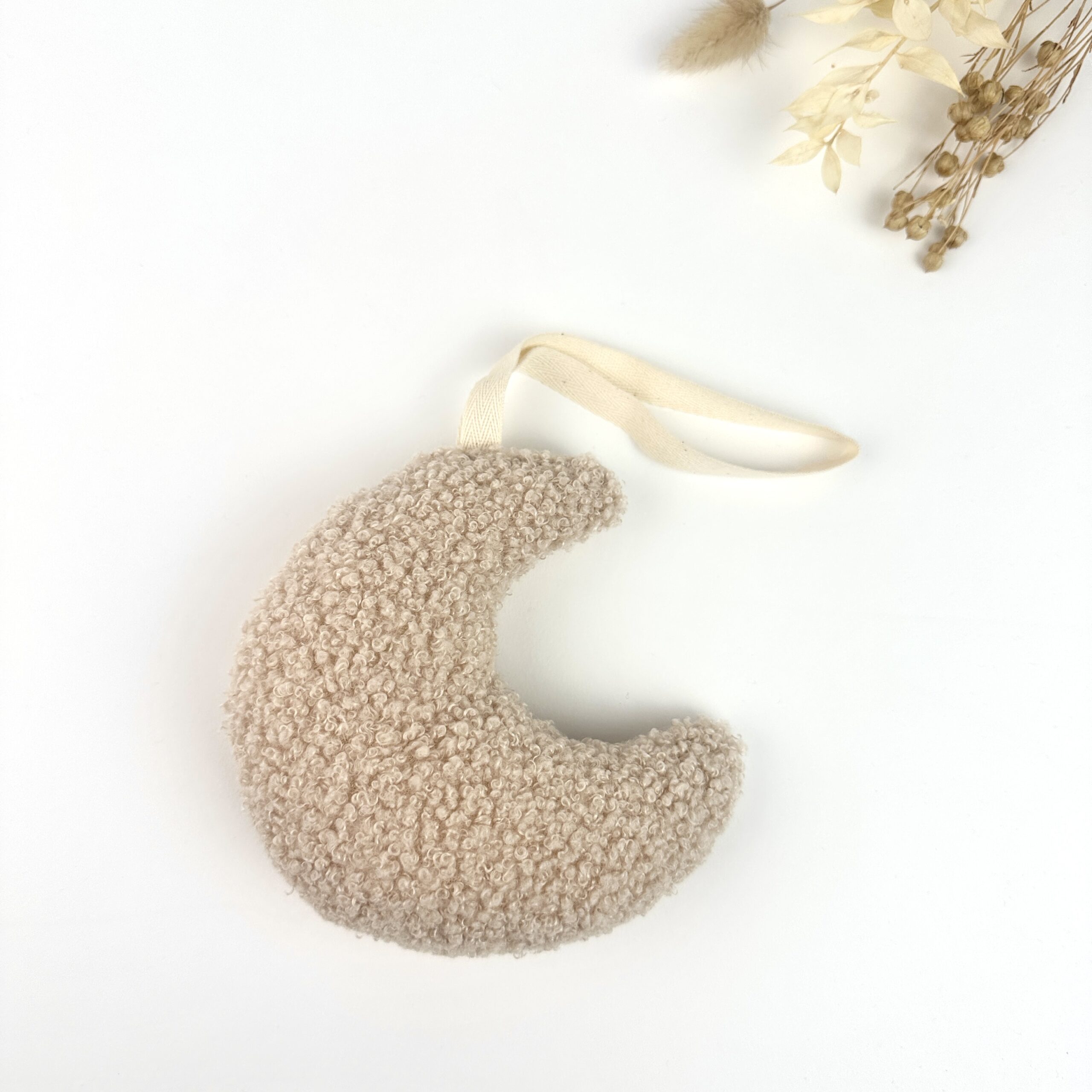 Schnullerhalter Moon beige