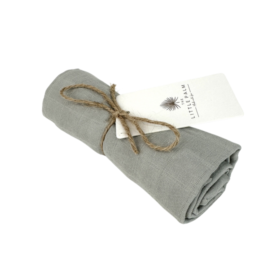 Musselintuch Silver Grey
