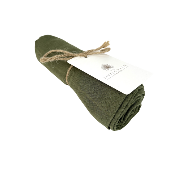 Musselintuch Forest Green