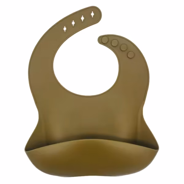 Silikon Lätzchen oliv