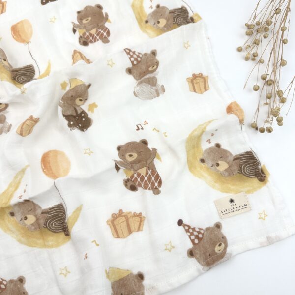 Musselintuch Little Bears